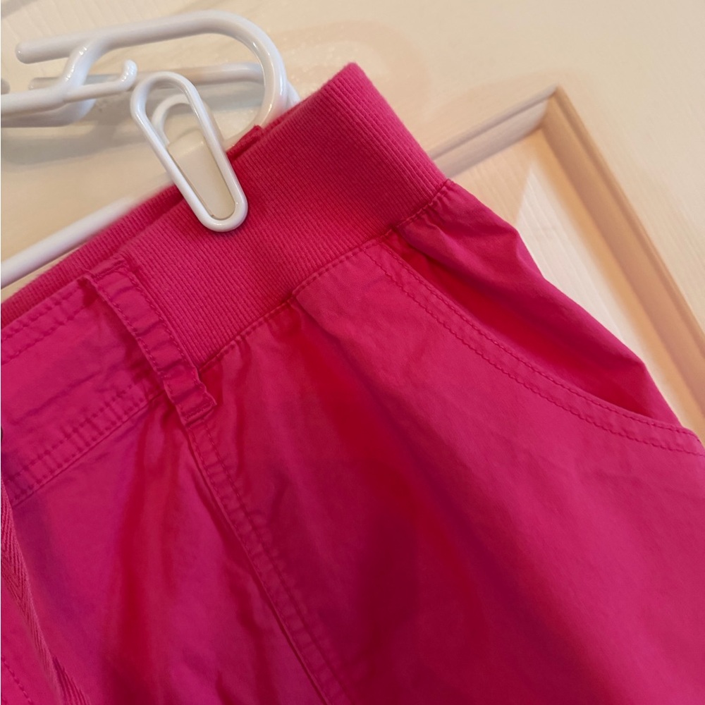 Lane Bryant Hot Pink Cargo Capri with Drawstring - Picture 3 of 9